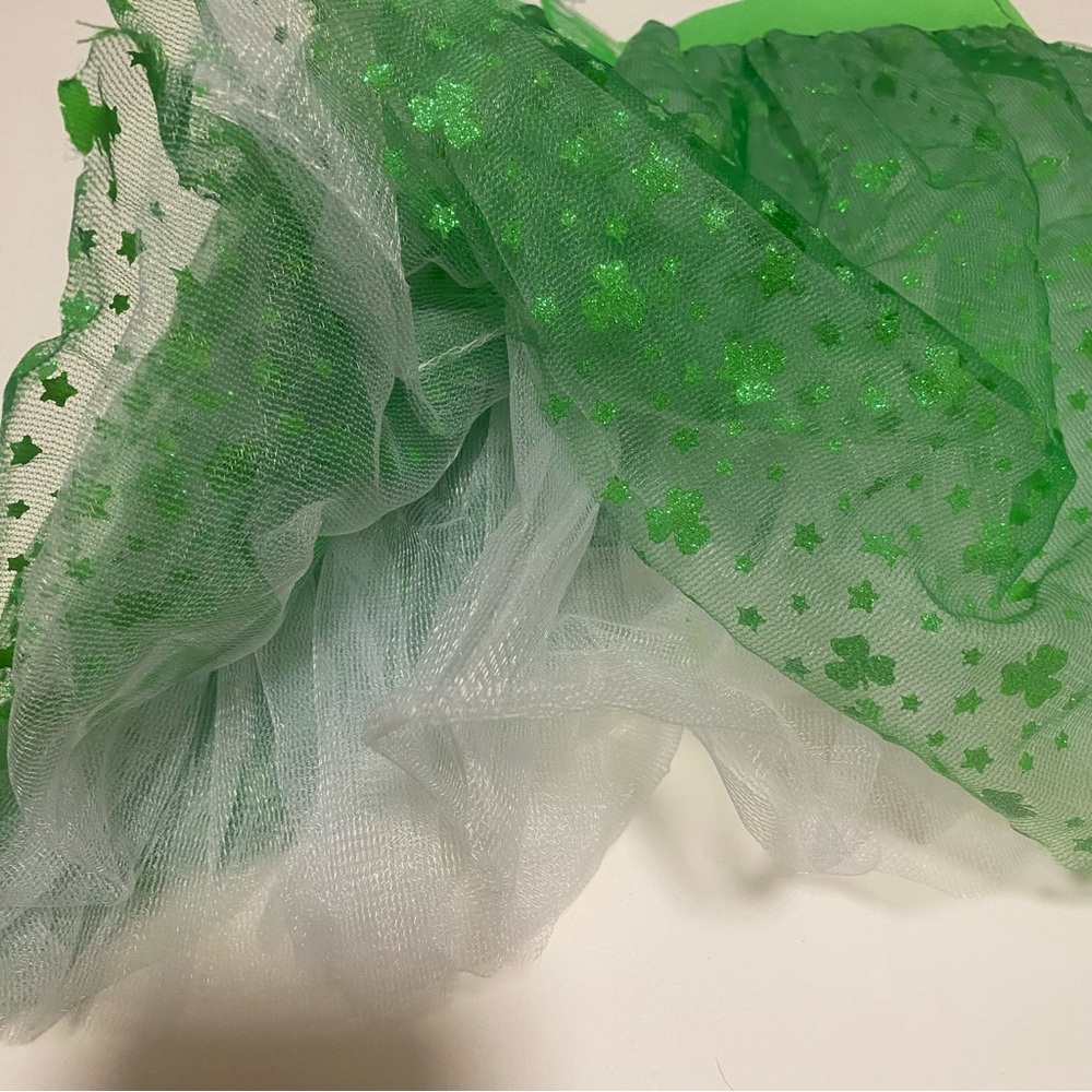 Claire's Sparkling Green and White Kids Costume